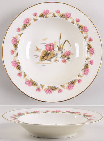 Pond Lily Rim Soup Bowl