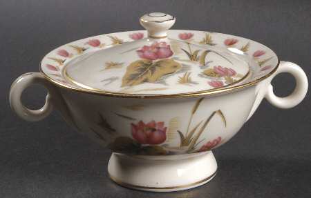 Pond Lily Sugar Bowl & Lid