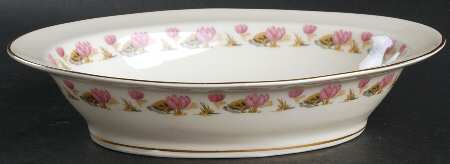 Pond Lily 10" Oval Vegetable Bowl