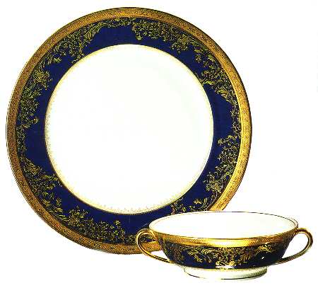Pompadour Cobalt by Haviland