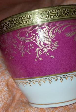 Pompadour Red Flat Demitasse Cup