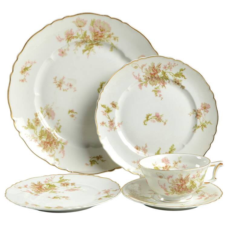 Poppy 40 Piece Estate Set by Haviland