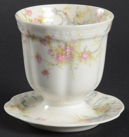 The Princess Egg Cup with Attached Underplate