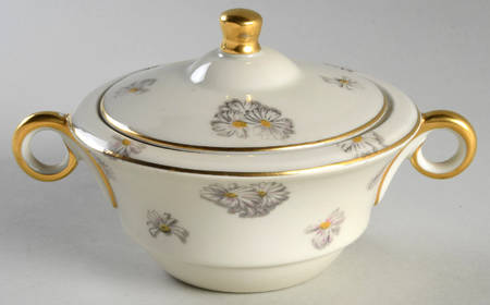 Primrose (Cream, Smooth) Sugar Bowl & Lid
