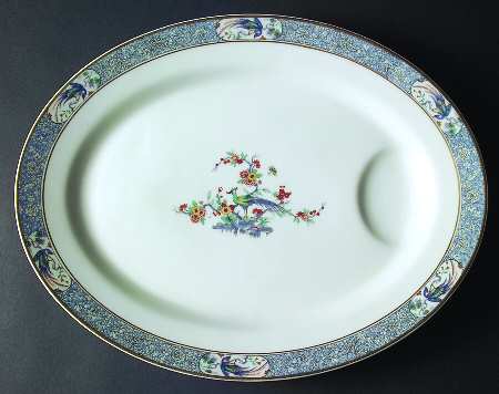 Rajah 15" Oval Serving Platter