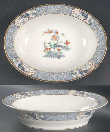 Rajah 9" Oval Vegetable Bowl