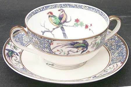 Rajah Flat Bouillon Cup & Saucer