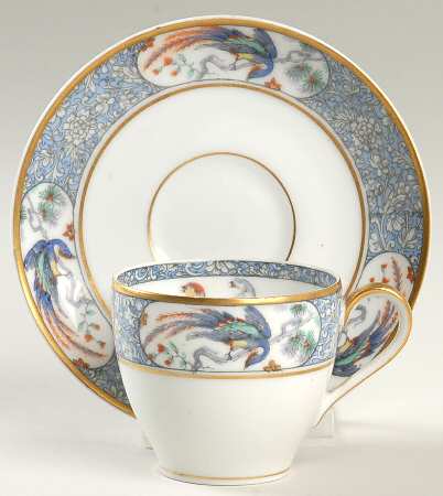 Rajah Flat Demitasse Cup & Saucer Set