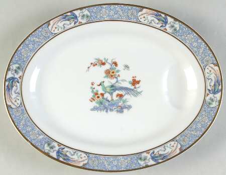 Rajah 11" Oval Serving Platter