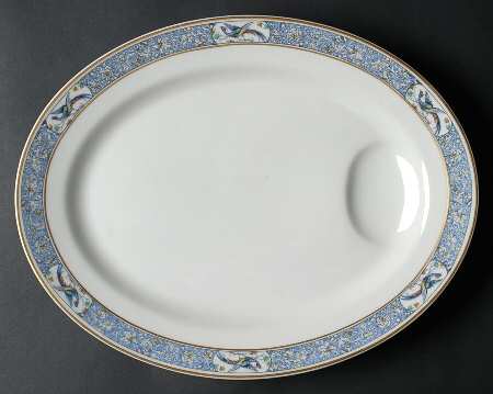 Rani 13" Oval Serving Platter by Haviland