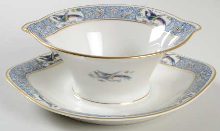 Rani Gravy Boat with Attached Underplate