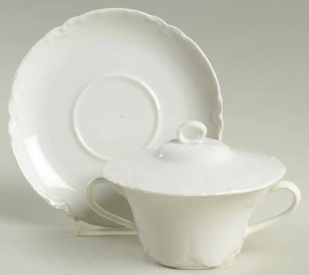 Ranson  Bouillon Soup & Saucer with Lid