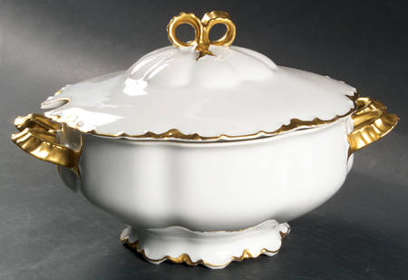 Ranson (Gold Trim) Tureen & Lid