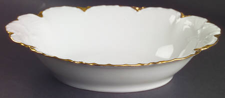 Ranson (Gold Trim) 10" Oval Vegetable Bowl