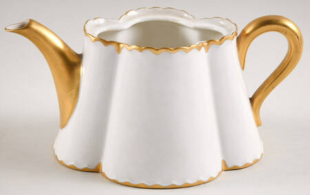 Ranson (Gold Trim) Mini Teapot No Lid