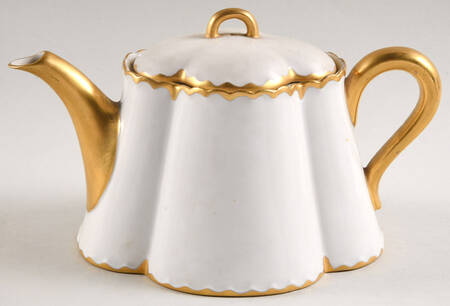 Ranson (Gold Trim) Mini Teapot & Lid