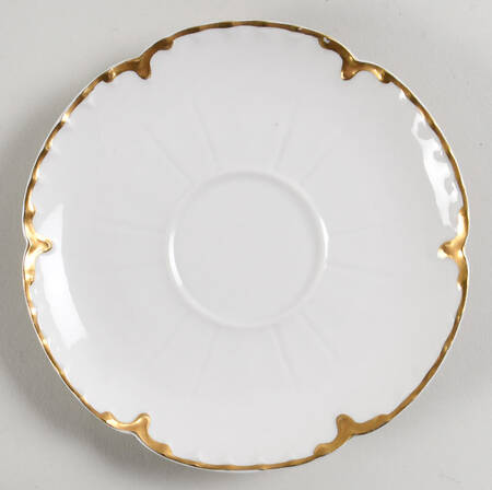 Ranson (Gold Trim) Saucer for Flat Cup