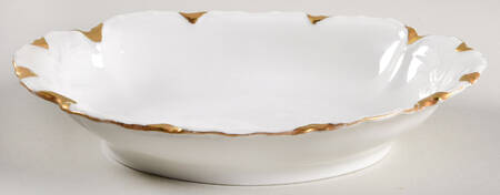 Ranson (Gold Trim) 7" Oval Vegetable Bowl