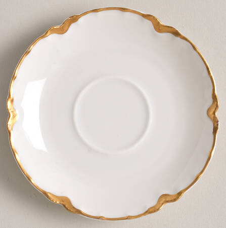 Ranson (Gold Trim) Saucer for Flat Demitasse Cup