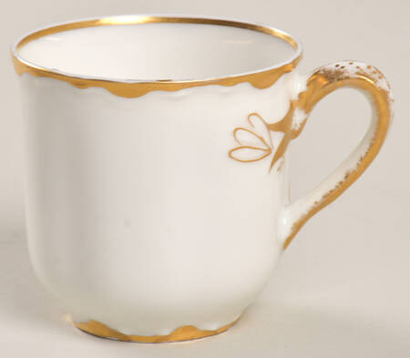 Ranson (Gold Trim) Flat Demitasse Cup