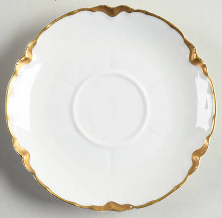 Ranson (Gold Trim) Saucer for Flat Cup