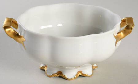 Ranson (Gold Trim) Covered Soup Bowl No Lid