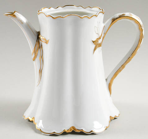 Ranson (Gold Trim) Teapot No Lid