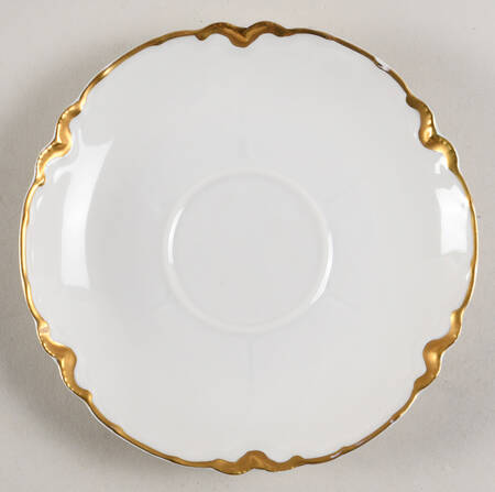 Ranson (Gold Trim) Saucer for Chocolate Cup