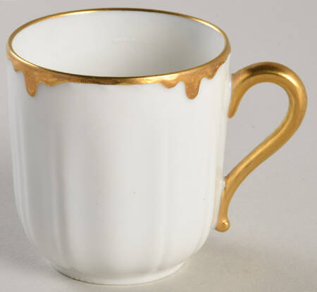 Ranson (Gold Trim) Flat Demitasse Cup
