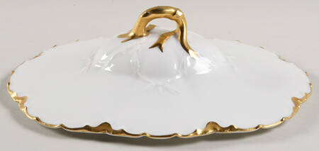 Ranson (Gold Trim) Lid for Oval Vegetable