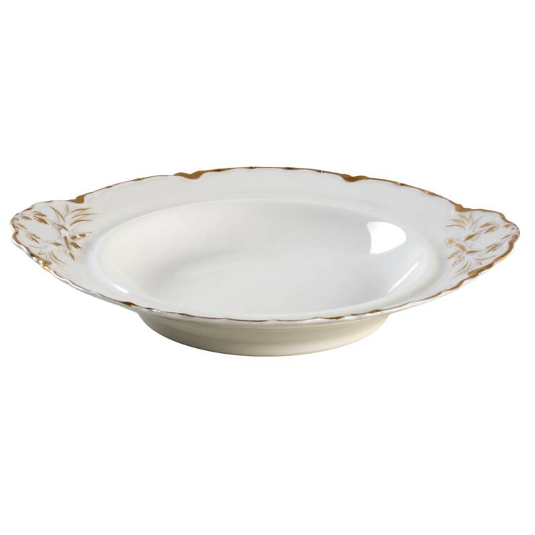 Ranson (Gold Trim) Round Butter No Lid