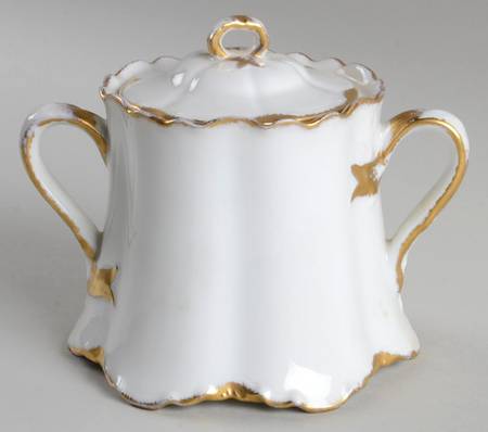 Ranson (Gold Trim) Sugar Bowl & Lid