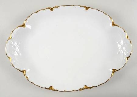 Ranson (Gold Trim) 16" Oval Serving Platter