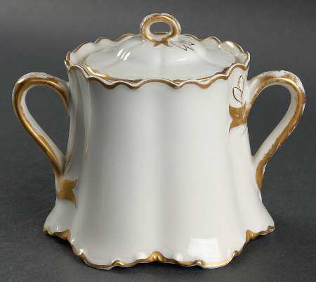 Ranson (Gold Trim) Sugar Bowl & Lid