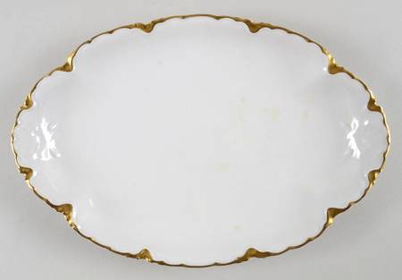 Ranson (Gold Trim) 11" Oval Serving Platter