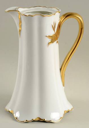 Ranson (Gold Trim) Chocolate Pot No Lid