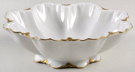 Ranson (Gold Trim) 7" Salad Serving Bowl by Haviland