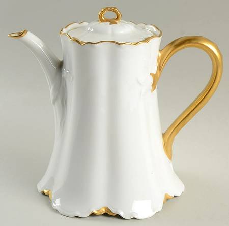 Ranson (Gold Trim) Teapot & Lid