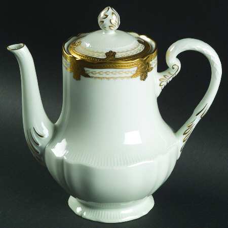 Regis Gold Coffee Pot & Lid