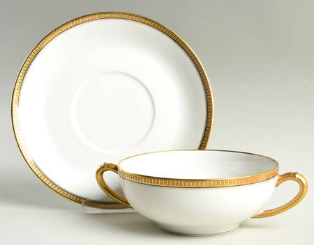 Rembrant Flat Cream Soup Bowl & Saucer Set