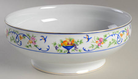 Renaissance (Urns of Fruit) 9" Salad Serving Bowl