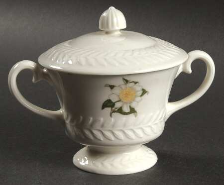 Regents Park Camellia Sugar Bowl & Lid