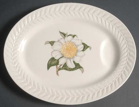 Regents Park Camellia 11" Oval Serving Platter