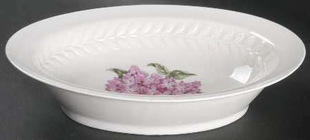 Regents Park Lilac 9" Oval Vegetable Bowl