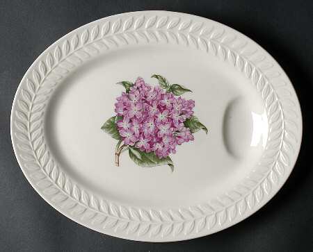 Regents Park Lilac 11" Oval Serving Platter