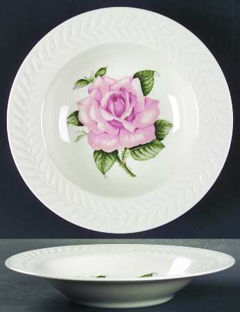 Regents Park Rose Rim Soup Bowl
