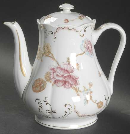 Roses De France Coffee Pot & Lid