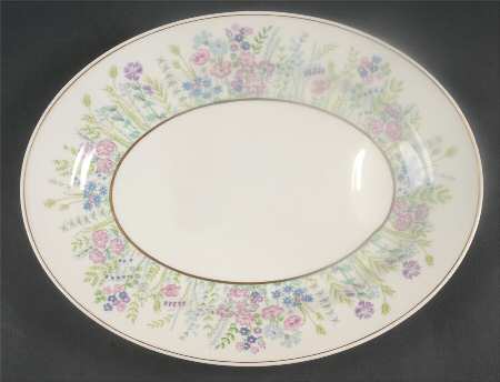 Rock Garden 13" Oval Serving Platter