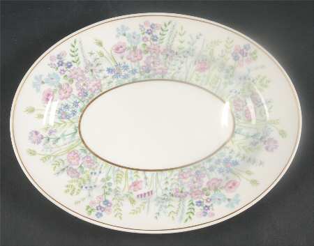Rock Garden 11" Oval Serving Platter