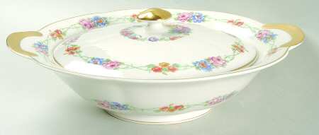 Rose Marie Round Covered Vegetable